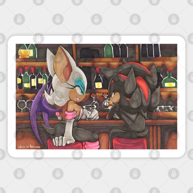 Shadow and Rouge bar Sticker by idolnya